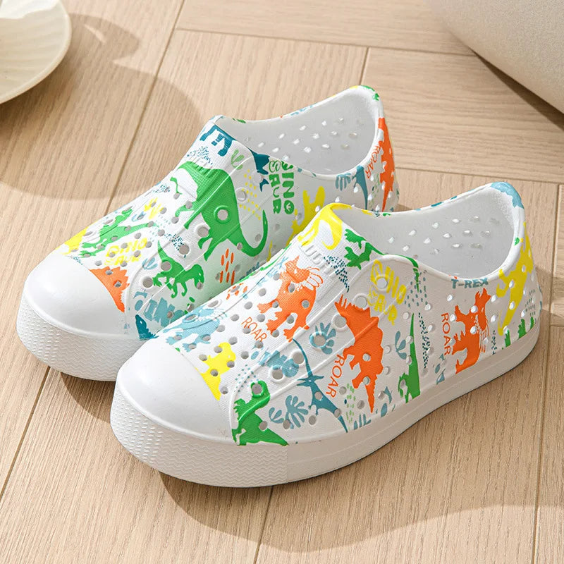 Zuecos de jardín para niños Sandalias de verano transpirables antideslizantes Zapatos de playa para niños y niñas