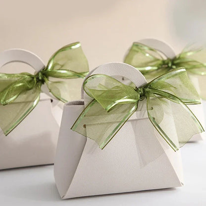 20PCS Bolsas de Regalo de Cuero con Cinta de Lazo – Mini Bolsos para Recuerdos de Bodas, Navidad, Dulces, Regalos y Empaque de Lujo para Fiestas