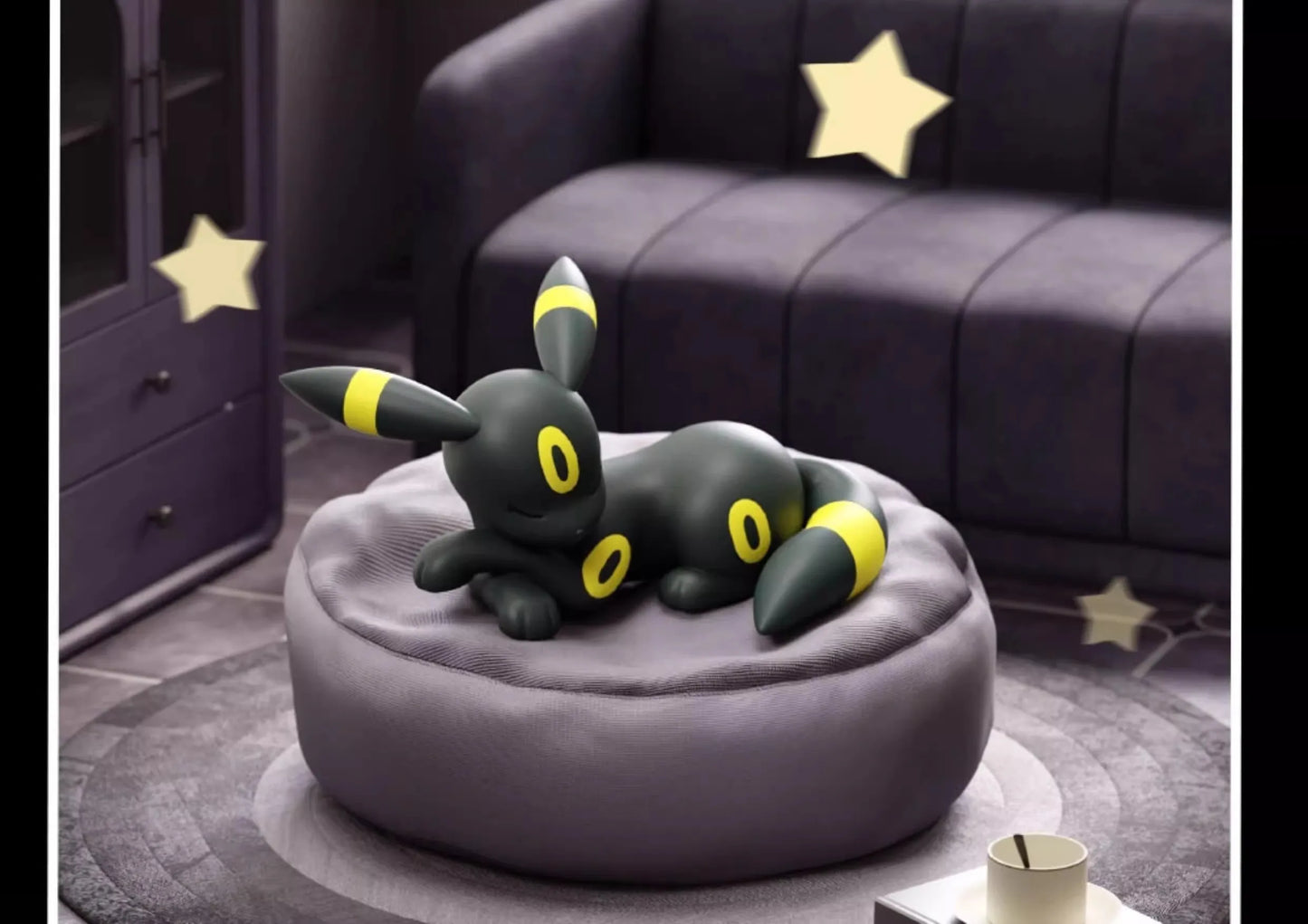 Pokémon Eevee Sleeping Pose Blind Box Figure – Cute Anime Collectible Lucky Charm Toy