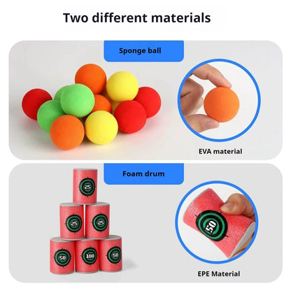 Slingshot Target Sticky Ball Bow Set – Montessori Educational Toy, Arrow Throwing Outdoor Sport & Fidget Game
