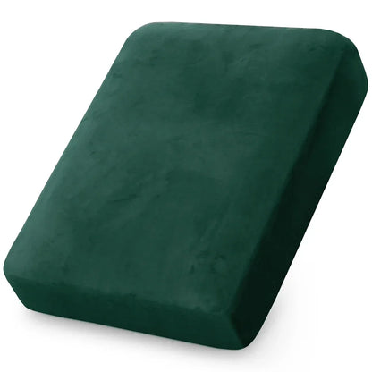 Velvet Sofa Cushion Cover – Plush Stretch Couch Slipcover Furniture Protector for Living Room