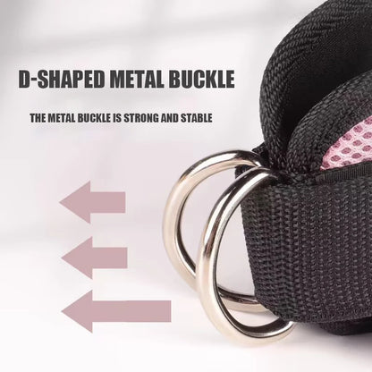 Juego de bandas de resistencia con tobilleras – Bandas elásticas de fitness con accesorios de tobillo para gimnasio, yoga, entrenamiento de fuerza y ejercicio en casa