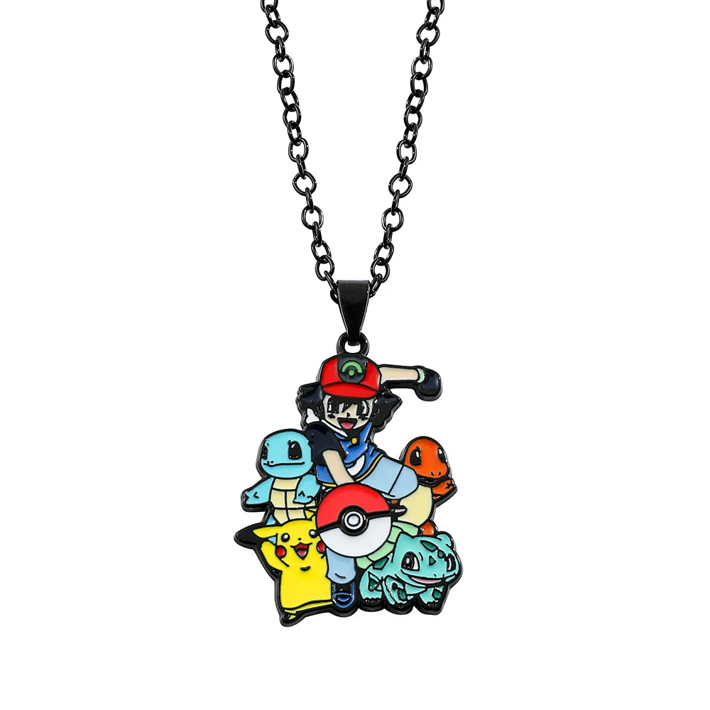 Pokémon Metal Figure Toy – Pikachu, Squirtle, Psyduck & Charmander Collectible Gift