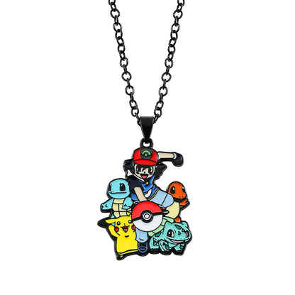 Pokémon Metal Figure Toy – Pikachu, Squirtle, Psyduck & Charmander Collectible Gift