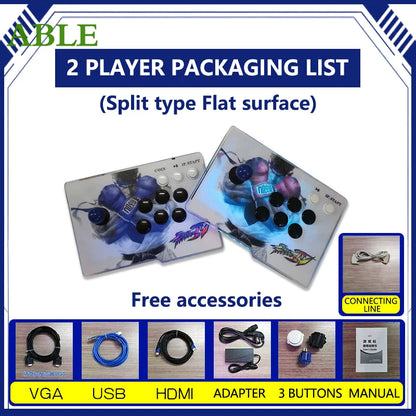 Pandora Saga DX2 Arcade Console – 26800 Games in 1 Retro Gaming Machine with 2 Player Split Controllers & 720P HD
