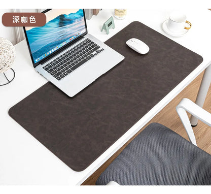 Waterproof PU Leather Desk Mat - Large Non-Slip Mouse Pad & Keyboard Desk Protector for Laptop, Office & Gaming