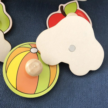 Jouet de puzzle en bois Montessori pour bébé – Jeu d'apprentissage éducatif pour les tout-petits de 1 à 3 ans, activité de développement cérébral d'association de formes pour enfants, cadeau d'anniversaire et jouet d'apprentissage précoce