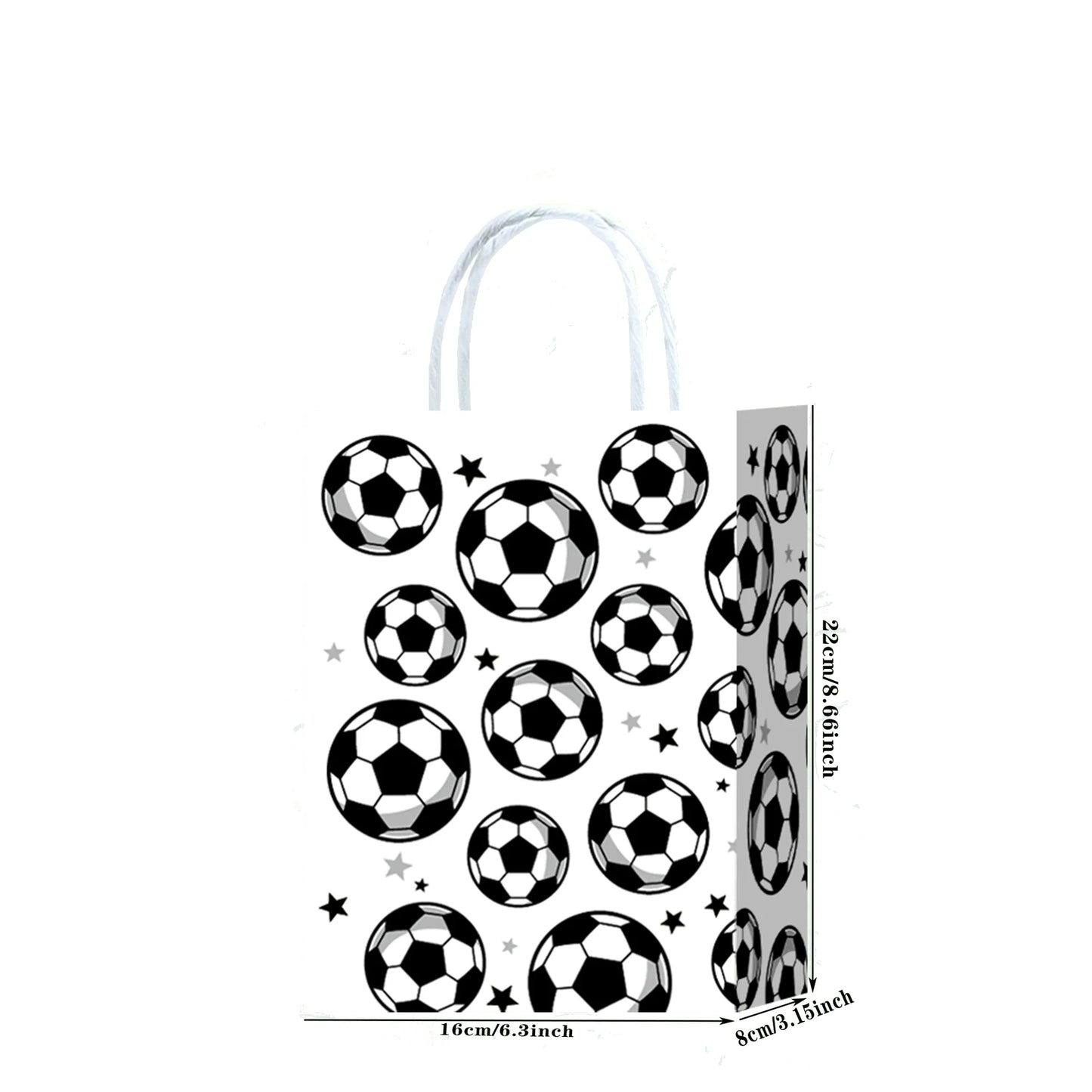 Bolsas de regalo de papel kraft de 5/10/25/50 piezas con asas – Bolsas de regalo y dulces de 10 colores para cumpleaños, bodas, baby showers y empaques de regalo