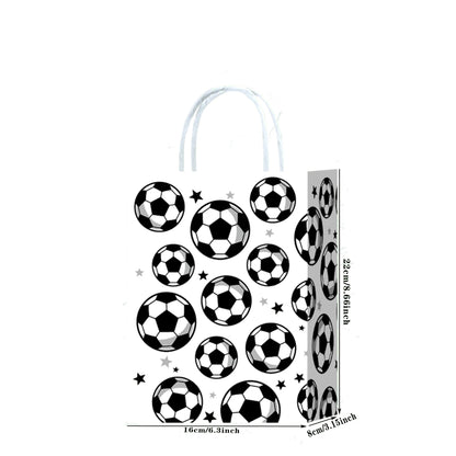 Bolsas de regalo de papel kraft de 5/10/25/50 piezas con asas – Bolsas de regalo y dulces de 10 colores para cumpleaños, bodas, baby showers y empaques de regalo