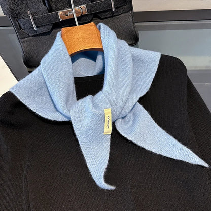 100% Wool Winter Scarf for Women Long Warm Cashmere Feel Shawl Wrap Solid Pashmina Hijab Head Scarf