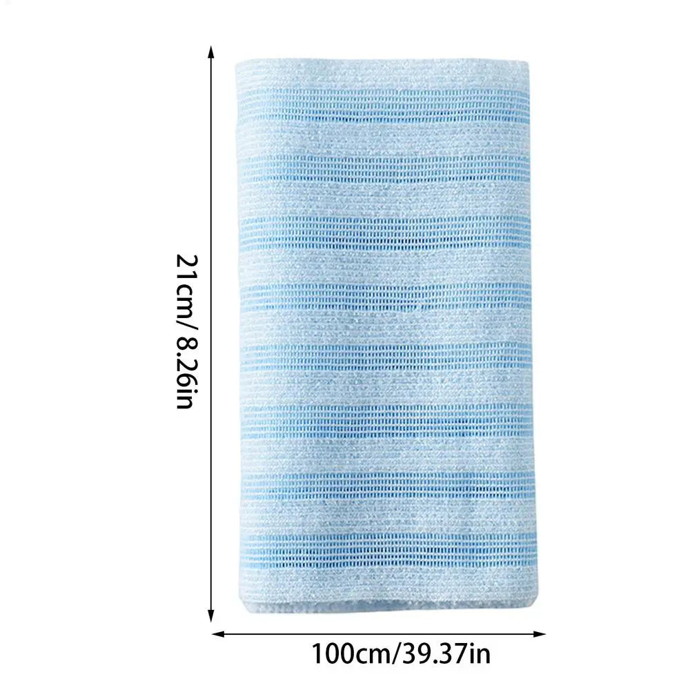 Toalla de baño exfoliante – Estropajo de espalda para el cuerpo, paño de lavado, esponja de ducha suave para limpieza profunda, exfoliación de la piel y accesorios de baño
