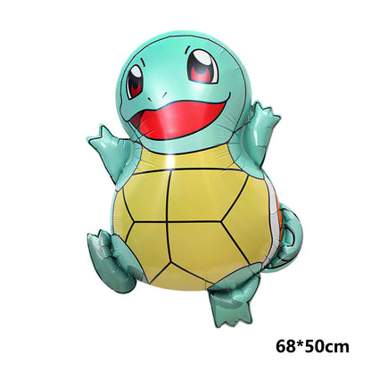 Pokémon Gift Bags – Pikachu Theme Birthday Party Packing Bags for Balloons, Candy, Snacks & Kids Party Favors (Charmander & Squirtle Design)