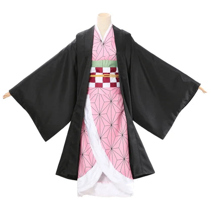 Demon Slayer Anime Cosplay Kimono Costume – Tanjiro, Nezuko, Rengoku, Zenitsu, Shinobu