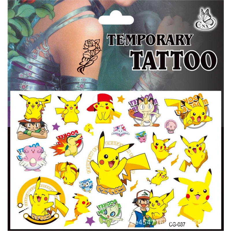 Pokémon Birthday Party Decorations Set – Balloons, Keychains, Napkins, Stickers, Tableware, Plates & Tablecloth Party Supplies & Favors
