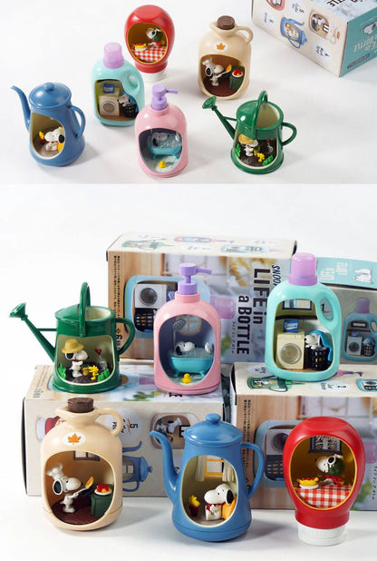 Re-Ment Snoopy Life in a Bottle Blind Box – Collectible Mystery Anime Figure Model Toy & Display Ornament