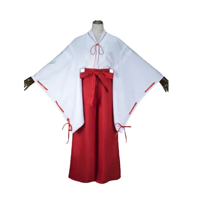 Kikyo Cosplay Costume – Inuyasha Anime Character Outfit | Women’s Halloween / Carnival Party Dress-Up Set