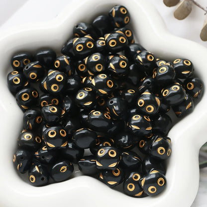 30 perles mignonnes en forme de tête de chat – Adorables perles d'animaux pour la fabrication de bijoux, boucles d'oreilles, colliers, bracelets, porte-clés et créations artisanales