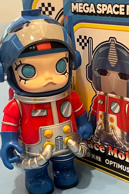 POP MART MEGA Space Molly 100% – Série 4e anniversaire – Boîte Mystère Figurines de Collection