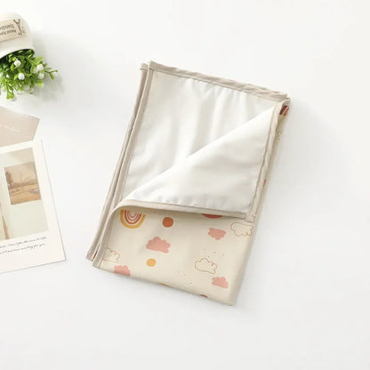 Matelas à langer imperméable réutilisable – Housse de matelas à langer portable pliable pour nouveau-nés, voyages et jeux