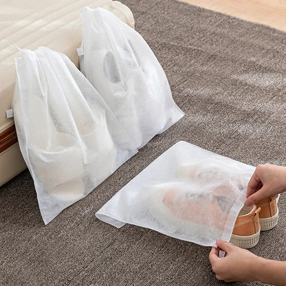 10PCS Shoe Storage Bags – Portable Non-Woven Closet Organizer with Waterproof Design, Travel Shoe & Clothing Storage Pouches