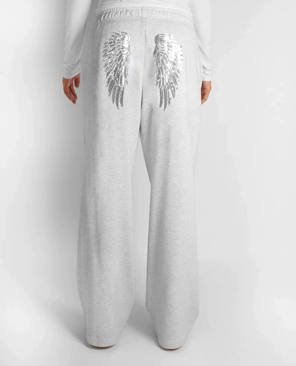 Women’s Y2K Wings Beaded Sequin Hoodie 2026 – Oversized Fleece-Lined Casual Pullover Sweatshirt, Fashion Streetwear Top