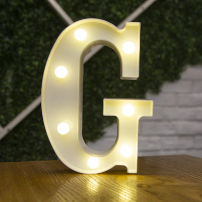 Alphabet & Number LED Night Lights – Personalized Letter Lamps for Birthday Parties, Weddings, Bedrooms, Wall Decor & Home Decorations