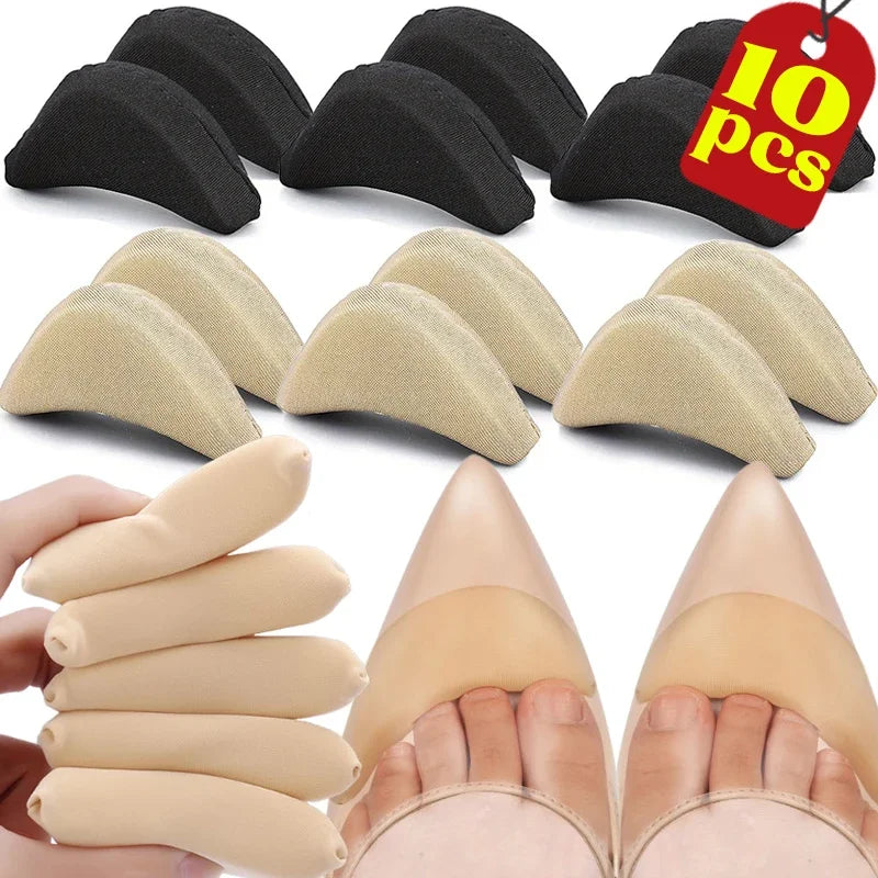 Soft Toe Cushion Inserts for Women’s High Heels – Forefoot Pads with Sponge Padding for Comfortable Shoe Fit, Adjustable Sizes