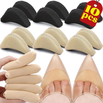 Soft Toe Cushion Inserts for Women’s High Heels – Forefoot Pads with Sponge Padding for Comfortable Shoe Fit, Adjustable Sizes