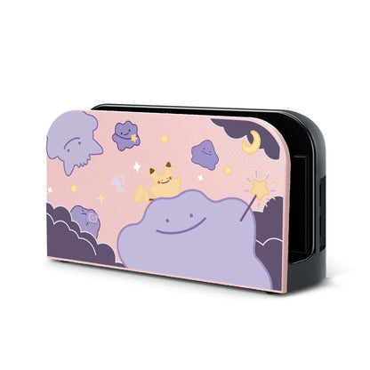 Étui de protection rigide mat compatible avec la Switch 2 | Coque pour console portable inspirée des monstres