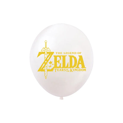The Legend of Zelda Party Decorations – Birthday Balloons Set (Latex & Foil) Theme Event Cake & Party Supplies