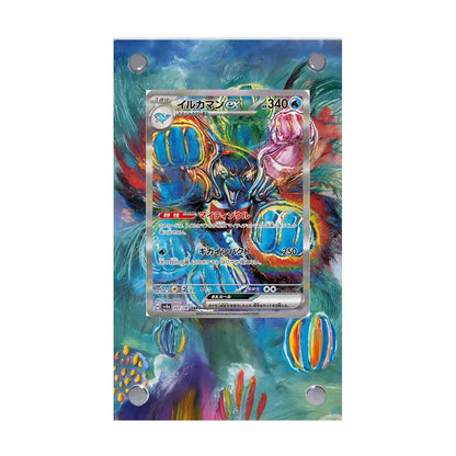 Expositor de metacrilato para cartas Pokémon – Psyduck, Bulbasaur, Mewtwo, Charmander y soporte protector para cartas de personajes
