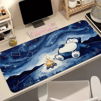 Snorlax Anime Gaming Mouse Pad – Pokémon Cartoon Non-Slip Desk Mat for Laptop & PC Setup