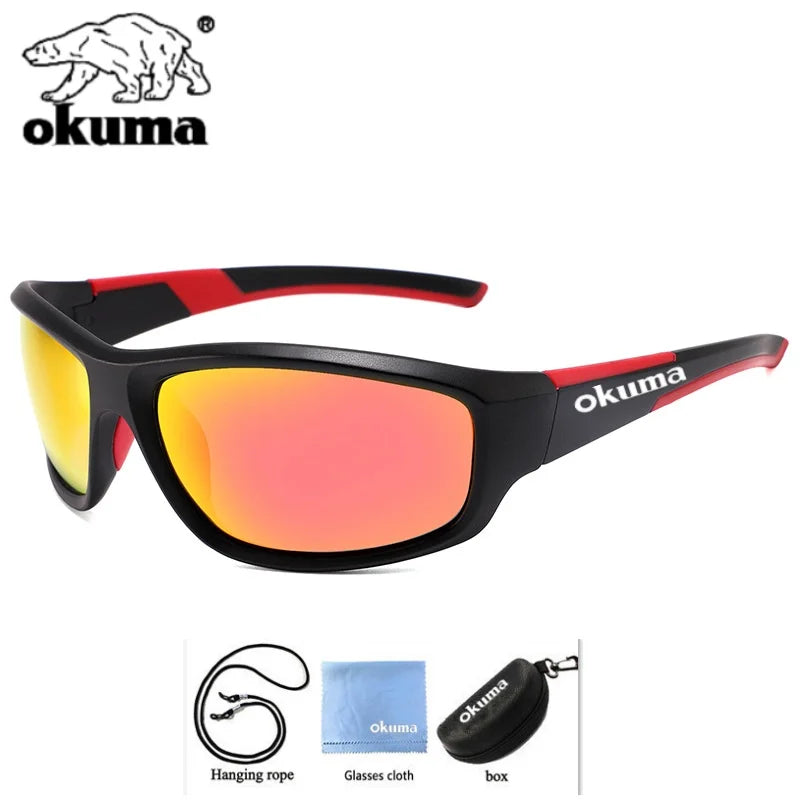 Aukuma Polarized Sports Sunglasses – Outdoor UV400 Eyewear for Cycling, Fishing, Driving, Camping & Other Sports Activities