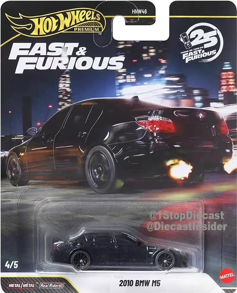 Hot Wheels Fast & Furious Dodge Charger R/T de 1970 1:64 Coche Premium de Fundición – Modelo de Aleación Coleccionable Caso Q Regalo