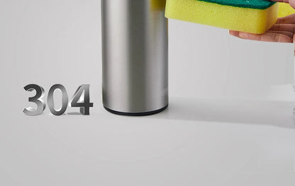 270ml Automatic Touchless Soap Dispenser – Smart Infrared Sensor Liquid Soap Dispenser with 304 Stainless Steel for Kitchen & Bathroom