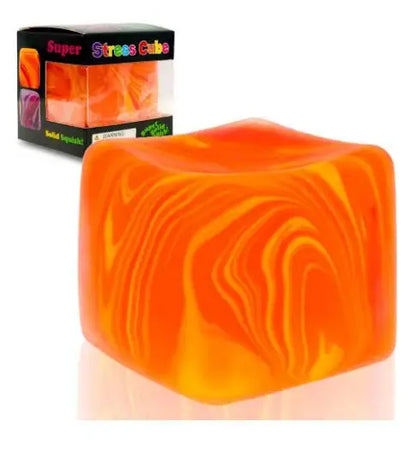 Schylling Needoh Nice Cube Sensory Nice-Sicle Stress Relief Squishy Cube Anti-Anxiety Squeeze Object For Focus ADHD Population