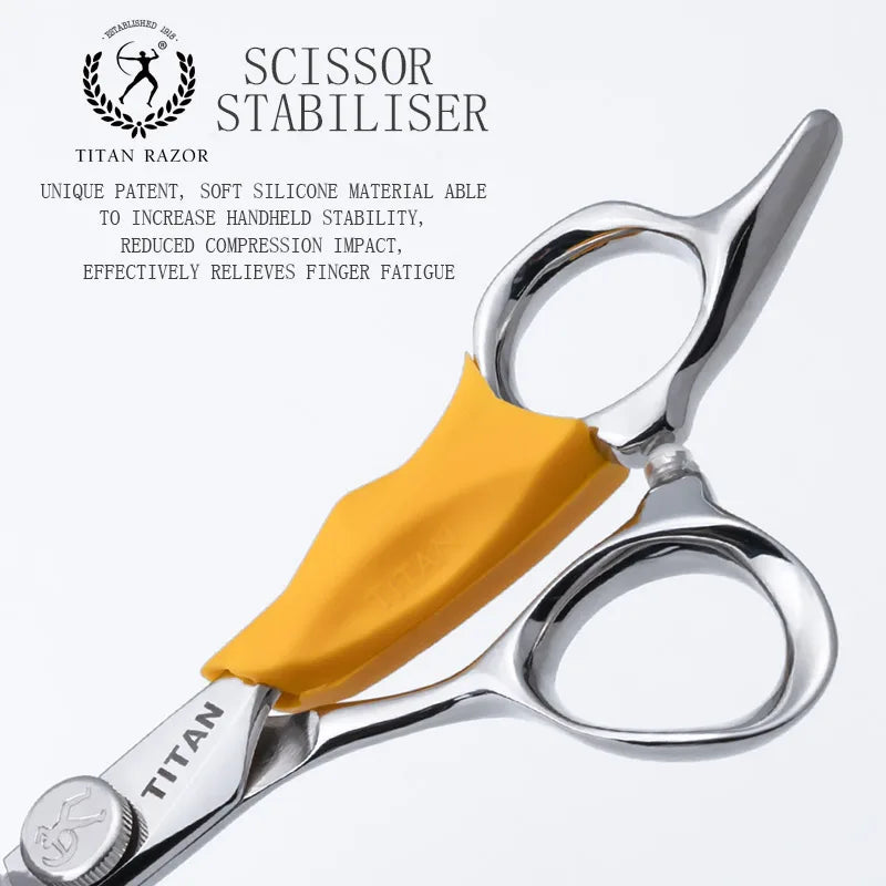Titan 6 Inch Professional Hair Scissors – Barber Hair Cutting Shears for Salon & Hairdressing Tools | Stainless Steel Styling Scissor