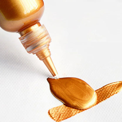 60ml Metallic Gold Acrylic Paint – Waterproof DIY Pigment for Art & Craft Projects