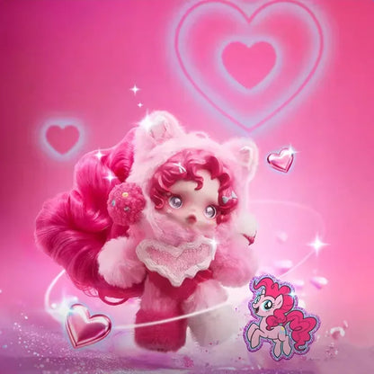 POP MART SKULLPANDA x My Little Pony Series Plush Doll Pendant – Mystery Box Genuine Blind Box Bag Ornament Figurine Toy