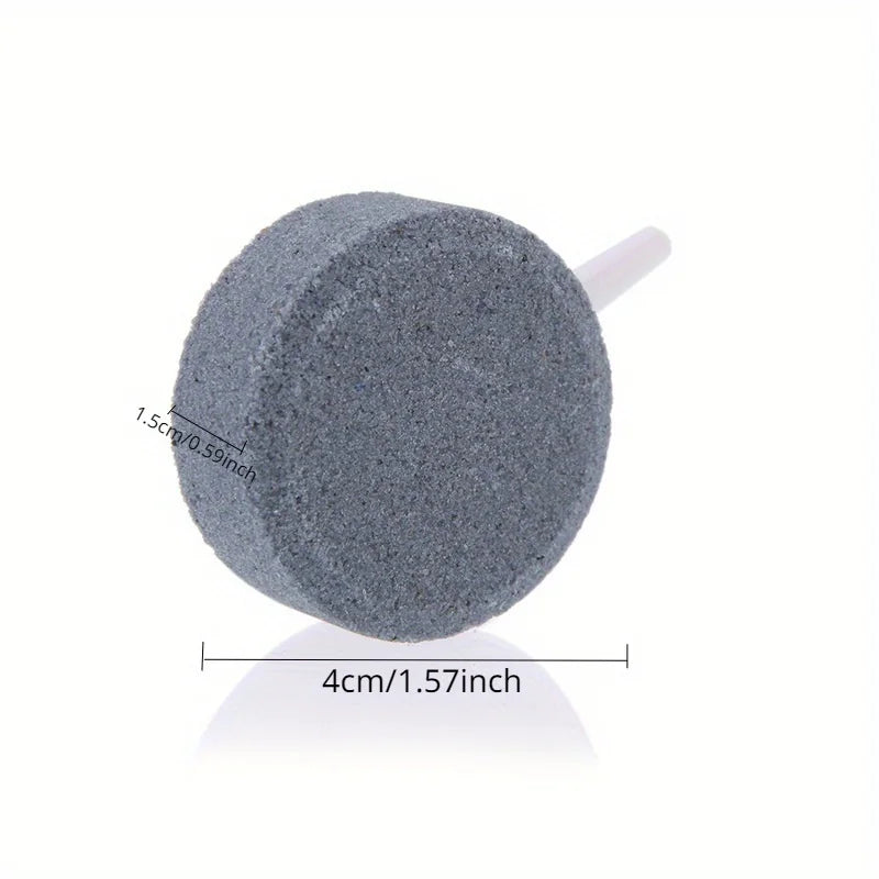 Aquarium Air Stone Bubble Disk – Air Diffuser Aerator for Fish Tank & Pond Pumps, Hydroponic Oxygenation Plate & Aquarium Accessories