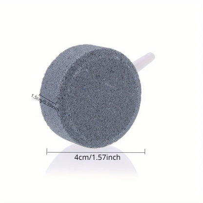 Aquarium Air Stone Bubble Disk – Air Diffuser Aerator for Fish Tank & Pond Pumps, Hydroponic Oxygenation Plate & Aquarium Accessories