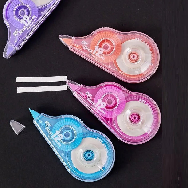 Juego de 6 Cintas Correctoras Kawaii – Cinta Correctora Bonita para Escuela, Oficina, Reparación de Errores de Escritura y Artículos de Papelería