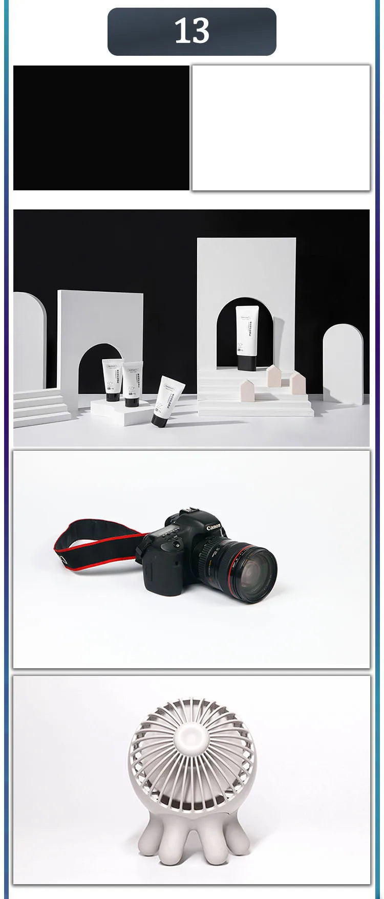 Tablero de fondo fotográfico de doble cara 57 × 87 cm – Fondo de color liso para fotografía de producto y recién nacido