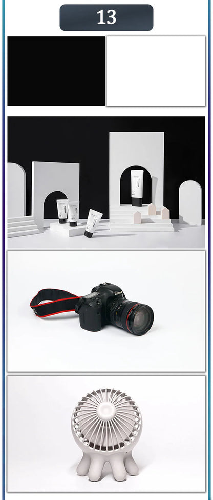 Tablero de fondo fotográfico de doble cara 57 × 87 cm – Fondo de color liso para fotografía de producto y recién nacido