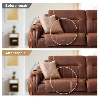 Parche de Cinta Autoadhesiva de Cuero para Reparación de Sofás, Sillones, Asientos de Coche y Muebles