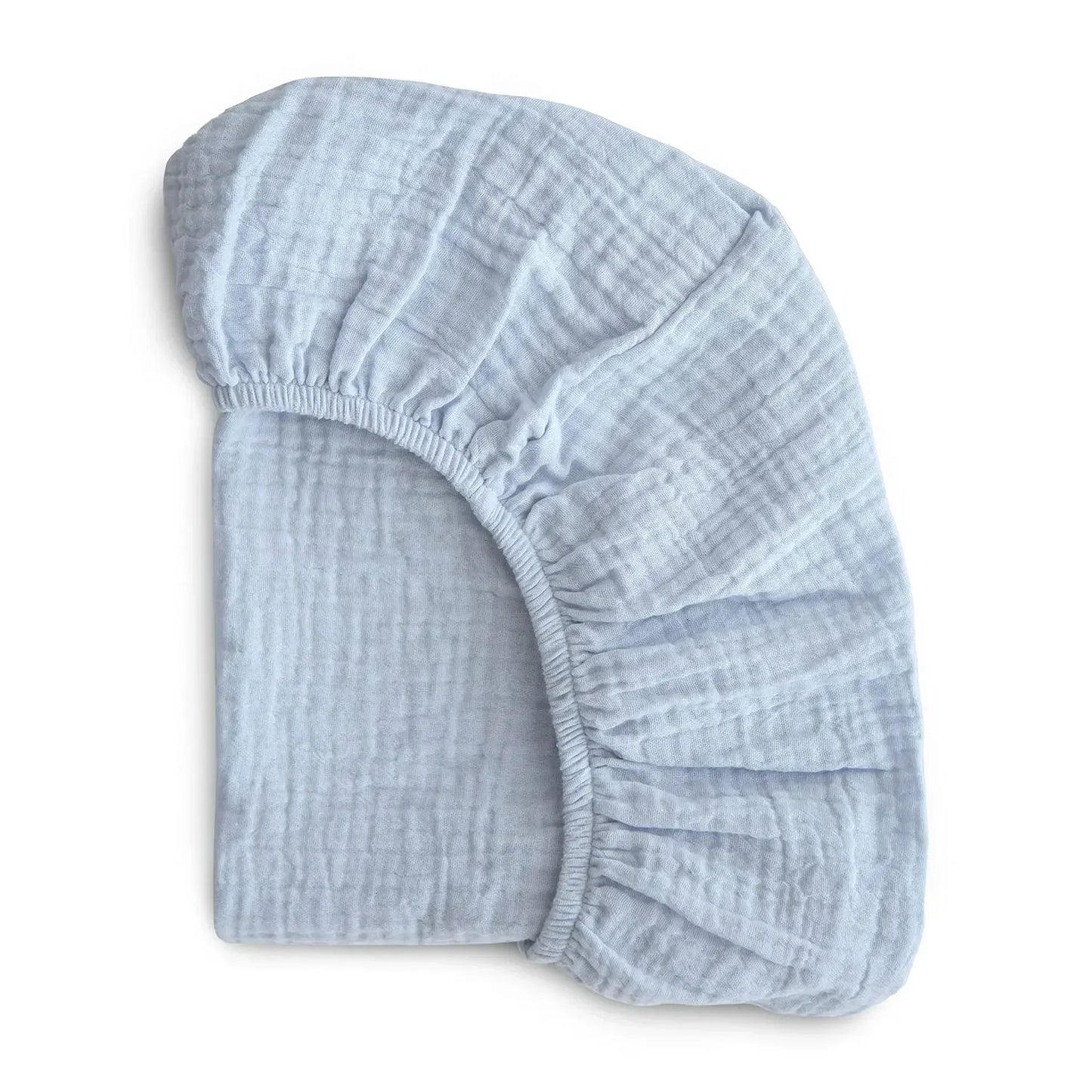 Sábana de cuna de algodón muselina suave y transpirable para bebé – Sábana ajustable universal para cunas de recién nacidos, moisés y camas infantiles