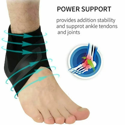 WRELS Sports Ankle Brace – Adjustable Compression Support Sleeve with Breathable Elastic Strap for Fitness & Athletics