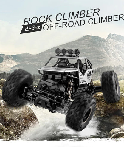 Oike Coche teledirigido 4x4 todoterreno 4WD RC Rock Crawler, coche RC de carreras y drifting todoterreno para niños y adultos