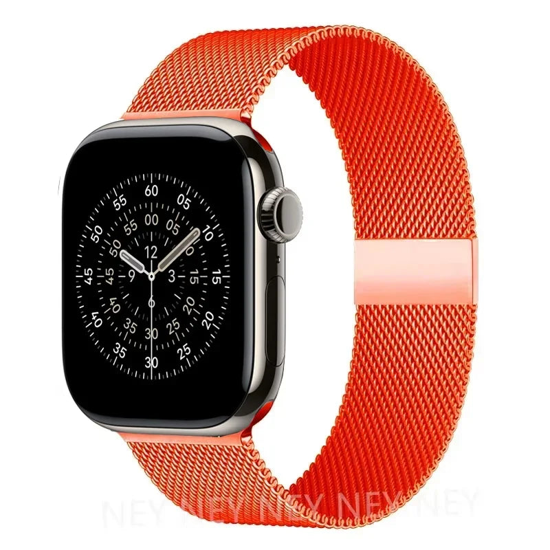 Milanese Loop Metal Band for Apple Watch – Compatible with Series 11, 10, 9, 8, 7, 6, 5, 4, SE & Ultra 2/3, 40–49mm