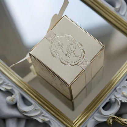 10/20/50/100PCS French Luxury Gold Candy Gift Boxes – Champagne Wedding Favor Boxes for Candy, Treats, Gifts & Elegant Party Packaging
